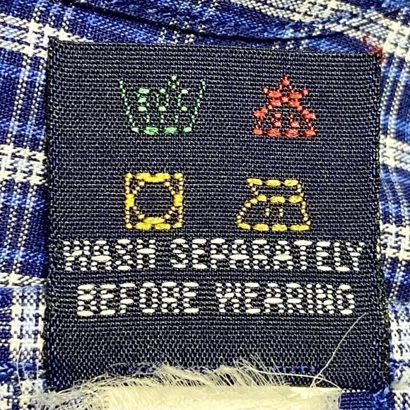 Tommy Hilfiger American Tartan Men's Button Down Plaid Shirt Size 16 ~ 34/35 - Picture 8 of 10